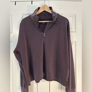 Athleta Long Sleeve Top - Dark Brown
